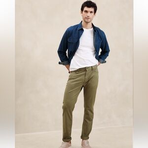 Banana Republic Olive Green Men's Pants